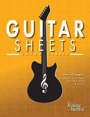 Cover of Guitar Sheets Chord Chart Paper