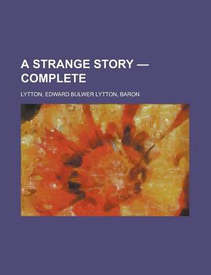 Book cover for A Strange Story - Complete