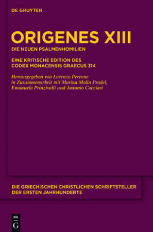 Cover of Die Neuen Psalmenhomilien