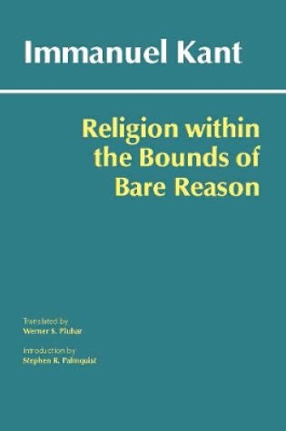 Cover of Religion within the Bounds of Bare Reason