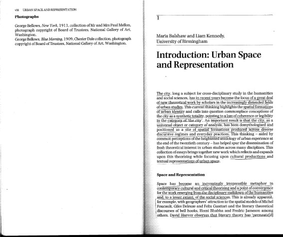 Book cover for Urban Space and Representation