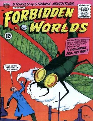 Book cover for Forbidden Worlds Number 106 Horror Comic Book