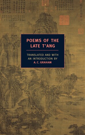 Book cover for Poems Of The Late T'ang