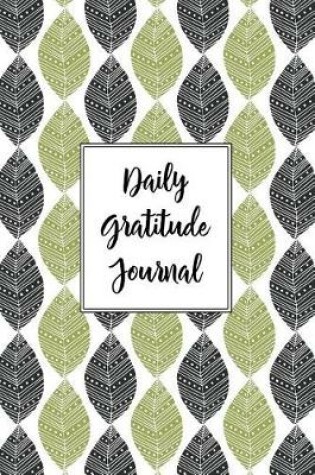 Cover of Gratitude Journal Abstract Leaves Pattern 5