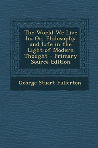 Cover of World We Live in