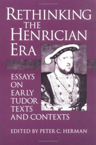 Cover of Rethinking the Henrician Era