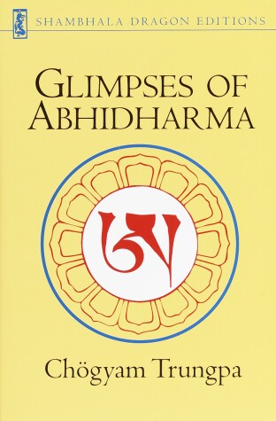 Book cover for Glimpses of Abhidharma