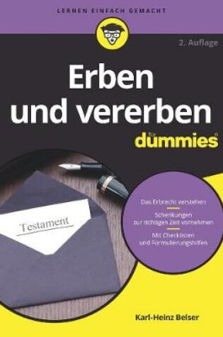 Cover of Erben und vererben für Dummies