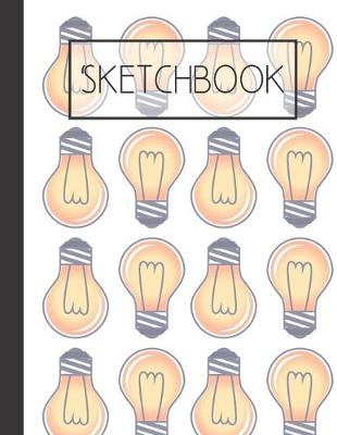 Book cover for Lightbulbs pattern Sketchbook