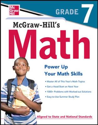 Book cover for McGraw-Hill's Math Grade 7
