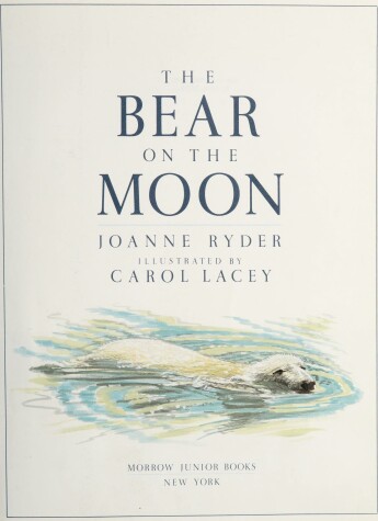 Book cover for The Bear on the Moon