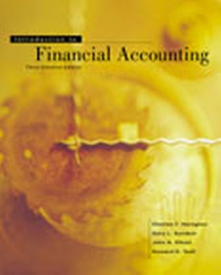 Book cover for Introduction to Financial Accounting, Canadian Edition