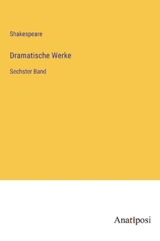 Cover of Dramatische Werke