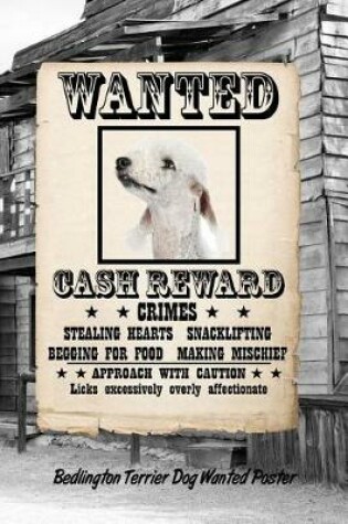 Cover of Bedlington Terrier Dog Wanted Poster