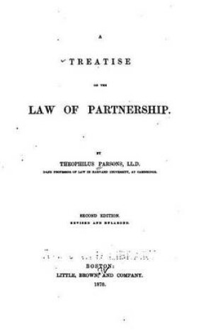 Cover of A Treatise on the Law of Partnership