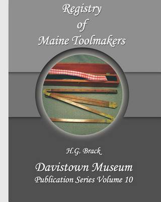 Book cover for Registry of Maine Toolmakers
