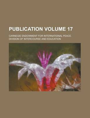 Book cover for Publication Volume 17