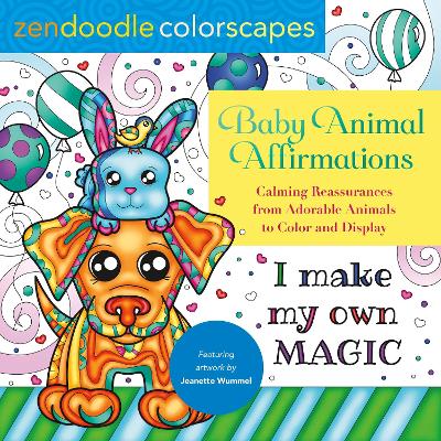 Book cover for Zendoodle Colorscapes: Baby Animal Affirmations