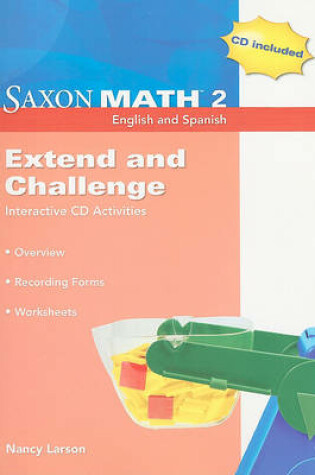 Cover of Saxon Math 2: Extend and Challenge