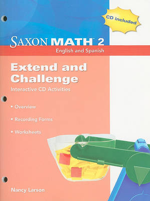 Book cover for Saxon Math 2: Extend and Challenge