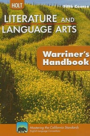 Cover of Holt Literature and Language Arts: Warriner's Handbook, Fifth Course