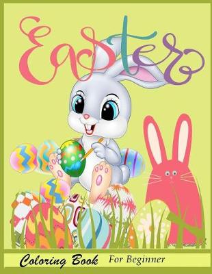 Book cover for Easter Coloring Book For Beginner