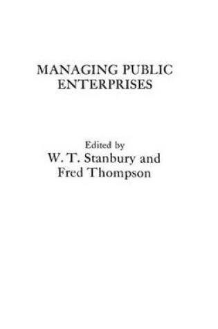 Cover of Managing Public Enterprises
