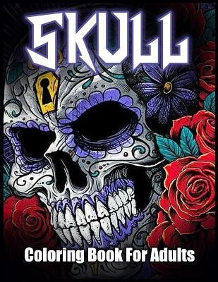 Book cover for Skull Coloring Book