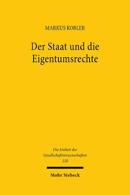 Cover of Der Staat und die Eigentumsrechte