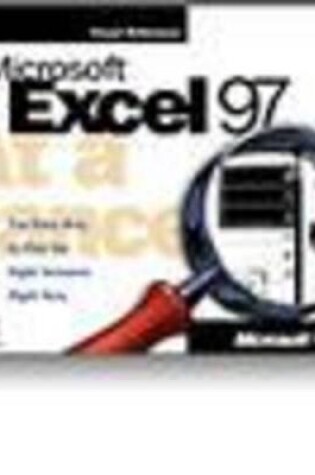 Cover of Microsoft Excel 97 at a Glance