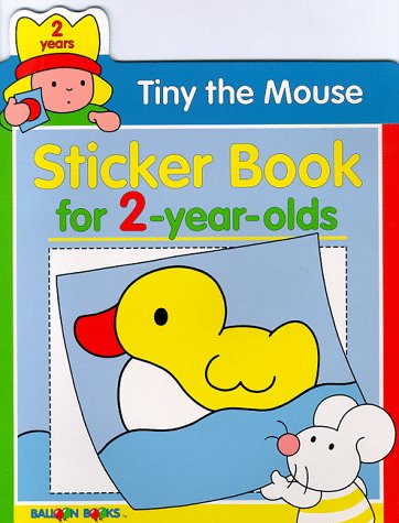 Cover of Tiny the Mouse Sticker Book for 2-Year Olds