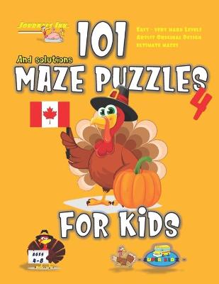 Book cover for 101 Maze Puzzles for Kids 4