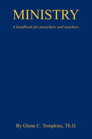 Cover of Ministry - A Handbook for Preachers and Teachers