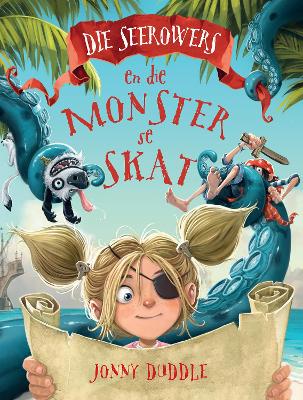Book cover for Die Seerowers en die Monster se Skat: Boek 3
