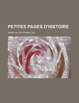 Book cover for Petites Pages D'Histoire