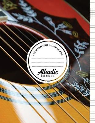 Book cover for 6 String Blank Guitar Tablature Notebook - Acoustic Shine