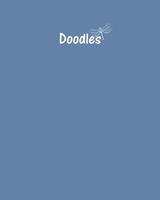 Book cover for Doodles Journal - Great for Sketching, Doodling or Planning with Blue-Gray Cover