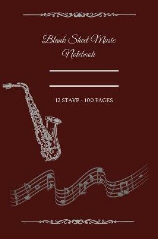 Cover of Blank Sheet Music Notebook