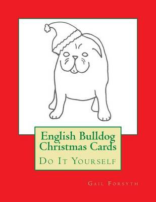 Book cover for English Bulldog Christmas Cards