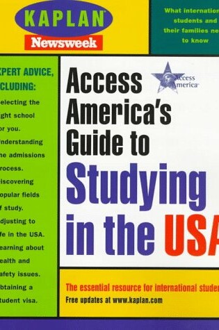 Cover of Access America's Guide to Studying in the U.S.A