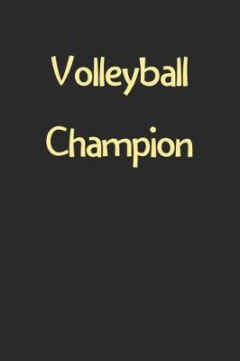 Book cover for Volleyball Champion