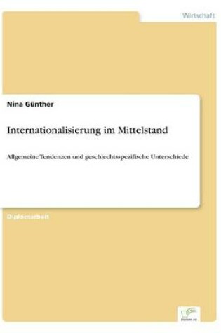 Cover of Internationalisierung im Mittelstand