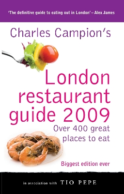 Book cover for London Restaurant Guide 2009