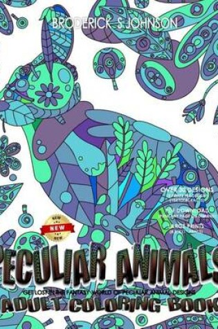 Cover of Peculiar Animals Adult Coloring Book