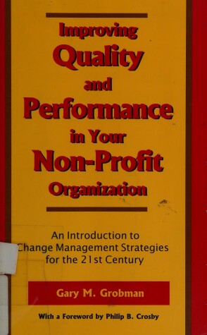 Book cover for Improving Quality and Performance in Your Non-profit Organization
