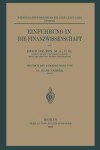 Book cover for Einführung in die Finanzwissenschaft