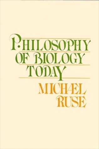 Cover of Philosophy of Biology Today
