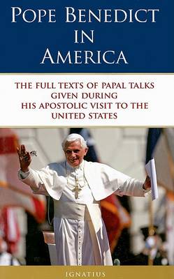 Book cover for Pope Benedict in America