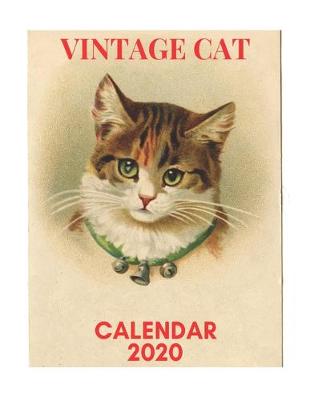 Book cover for Vintage Cat Calendar 2020