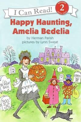 Book cover for Happy Haunting, Amelia Bedelia